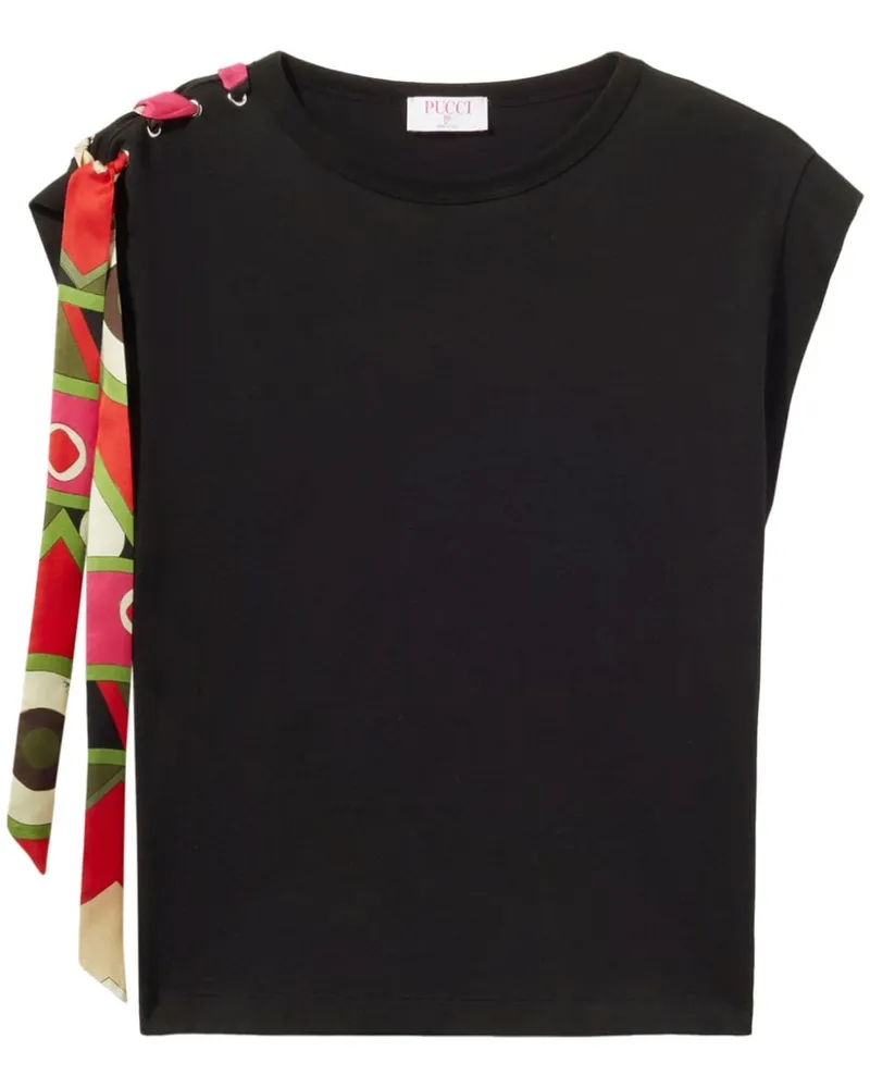Emilio Pucci Bowlinghemd mit Vivara-Print - Schwarz Schwarz