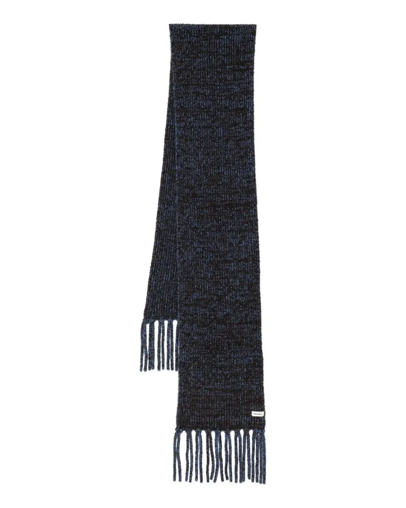 Nanushka Gerippter Strickschal - Blau Blau