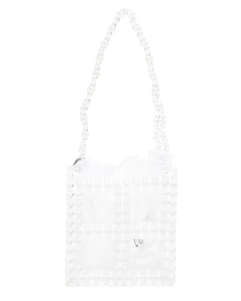 0711 Tekla Beuteltasche - Weiß Weiß