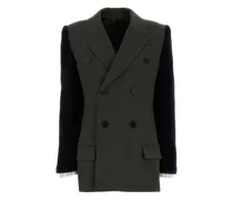 Doppelreihiger Blazer - Grün