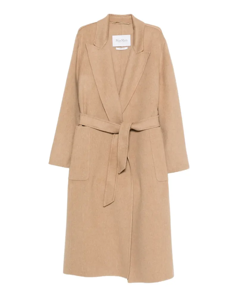 Max Mara belted coat - Nude Nude