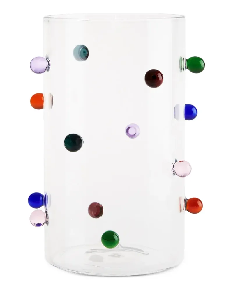 Maison Balzac Pomponette Vase 21cm - Weiß Weiß