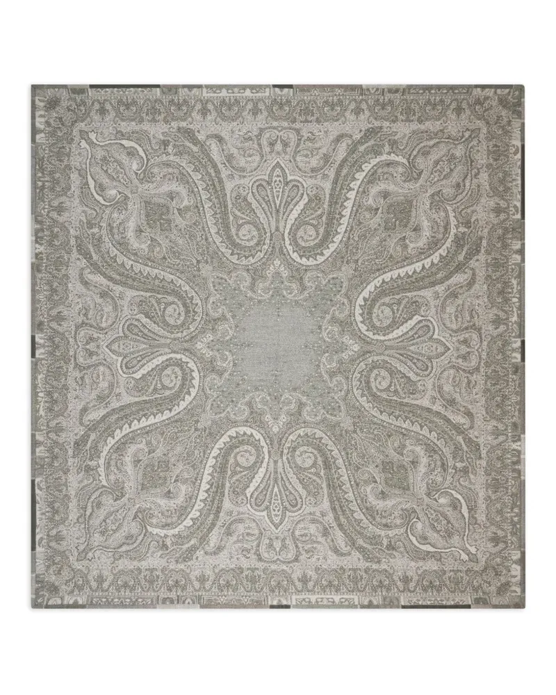 Etro Decke mit Paisleymuster (200cm x 200cm) - Nude Nude