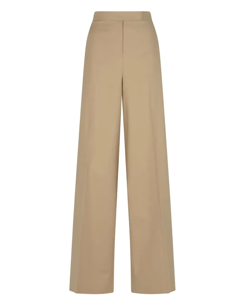Max Mara Hose mit hohem Bund - Nude Nude