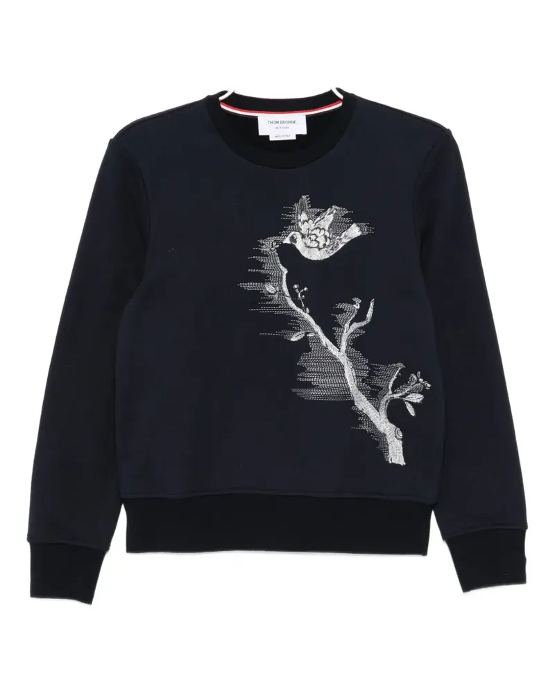 Thom Browne Besticktes Sweatshirt - Blau Blau