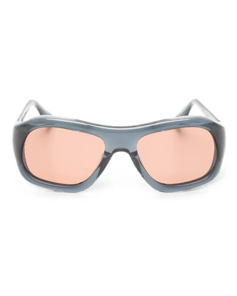 Port Tanger Sonnenbrille mit geometrischem Gestell - Blau Blau