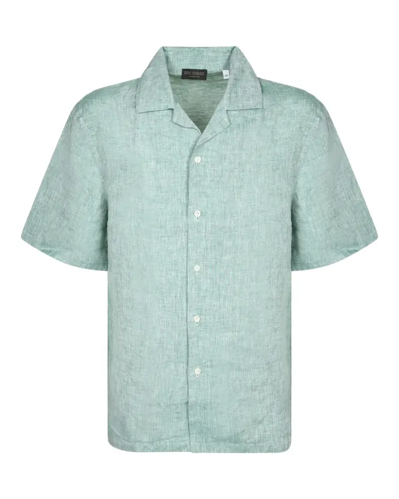 Dell'oglio short-sleeved camp-collar shirt - Grün Grün