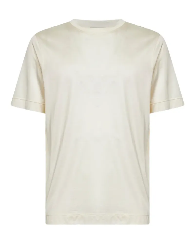 D4.0 T-Shirt mit rundem Ausschnitt - Nude Nude