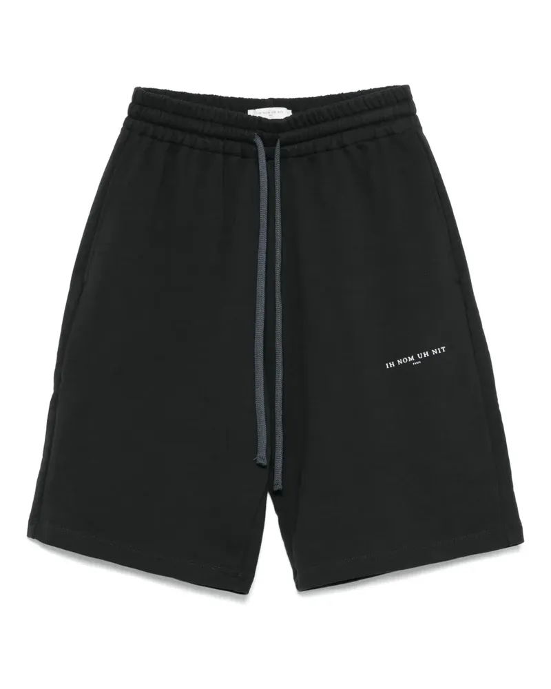 IH NOM UH NIT Shorts mit Logo-Print - Grau Grau