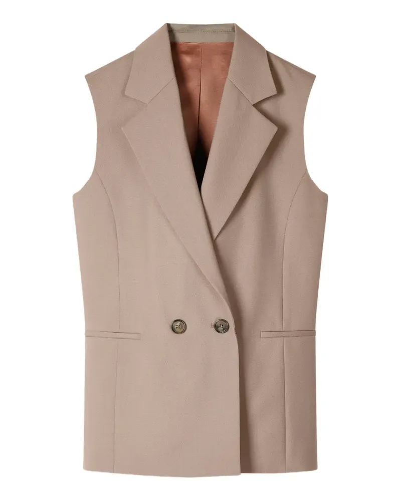 Paul Smith Taupe Weste aus Wolle - Nude Nude