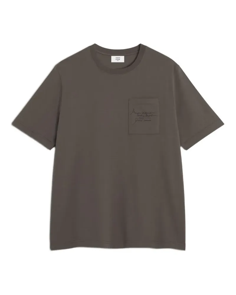 Kitsuné pocket short-sleeve T-shirt - Grau Grau