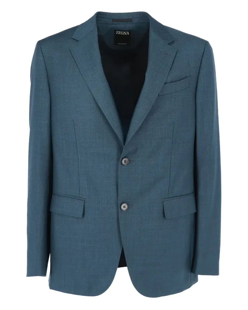 Ermenegildo Zegna Anzug mit Knopfverschluss - Blau Blau