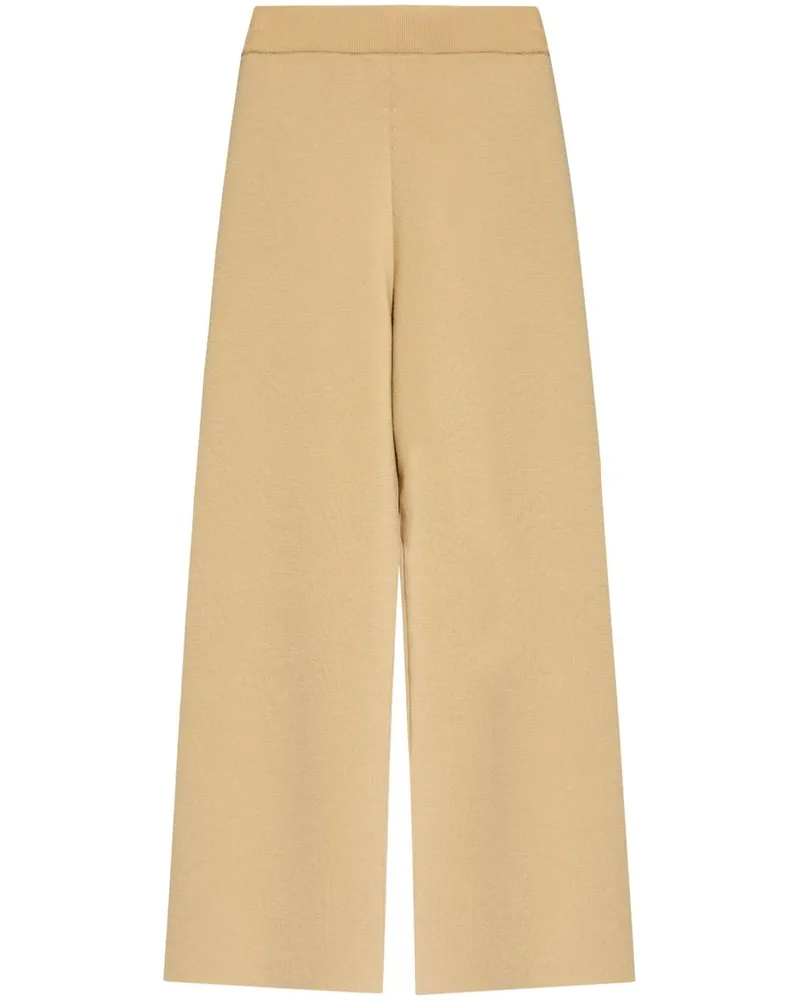 Kenzo Boke Palazzohose aus Wolle - Nude Nude