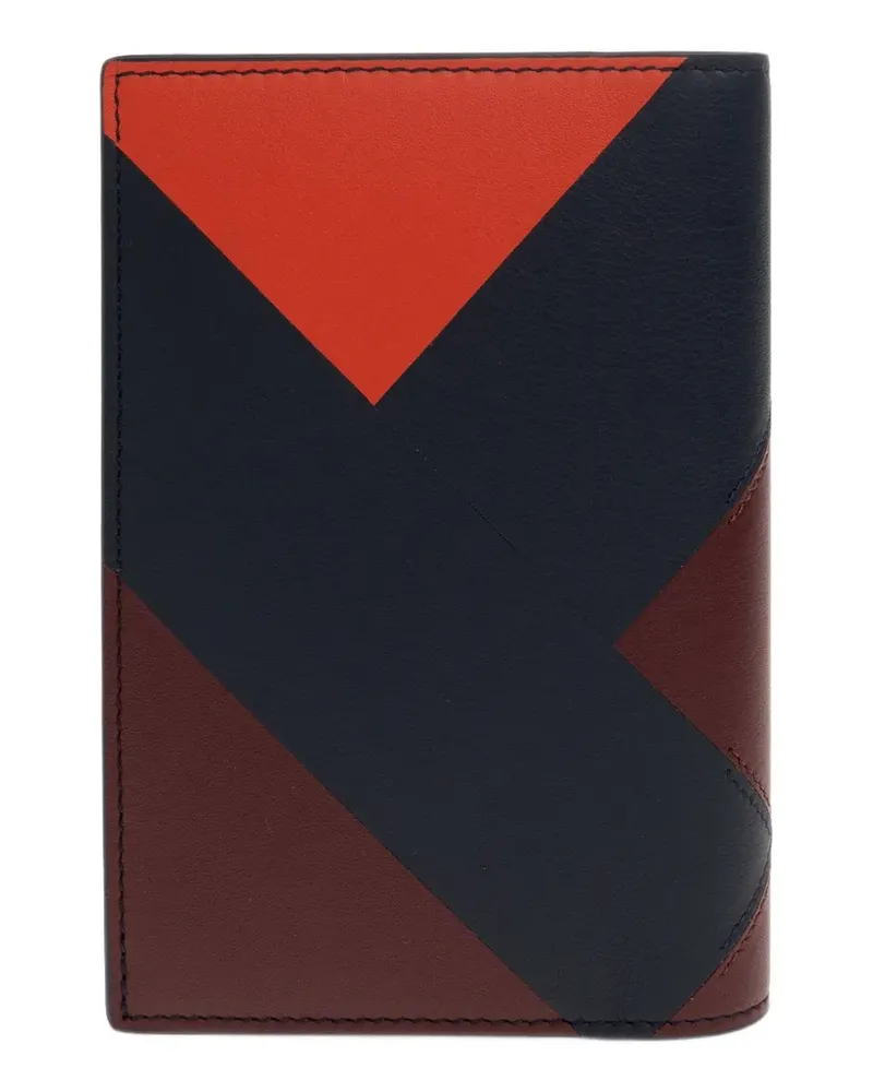 Loewe Anagram leather passport cover - Blau Blau
