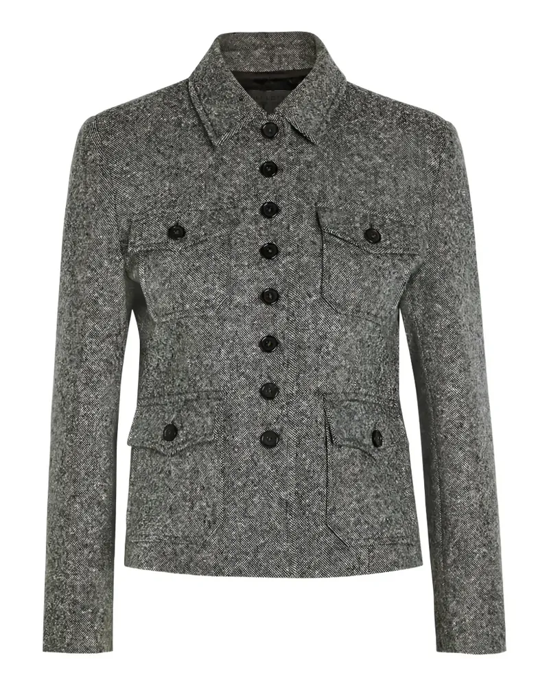 Nili Lotan Geknöpfte Jamison Jacke - Grau Grau