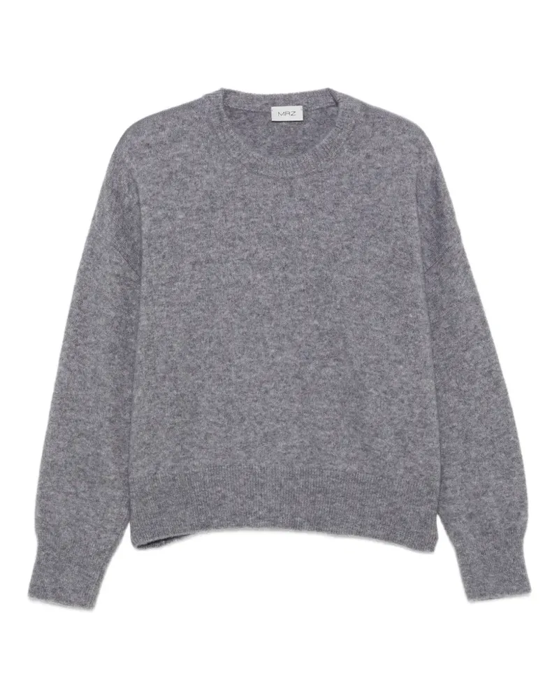 MRZ crew-neck drop-shoulder sweater - Grau Grau