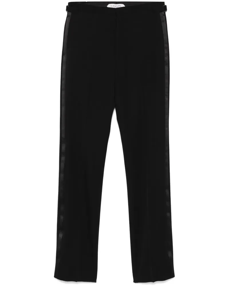 Lanvin Hose mit Streifendetail - Schwarz Schwarz