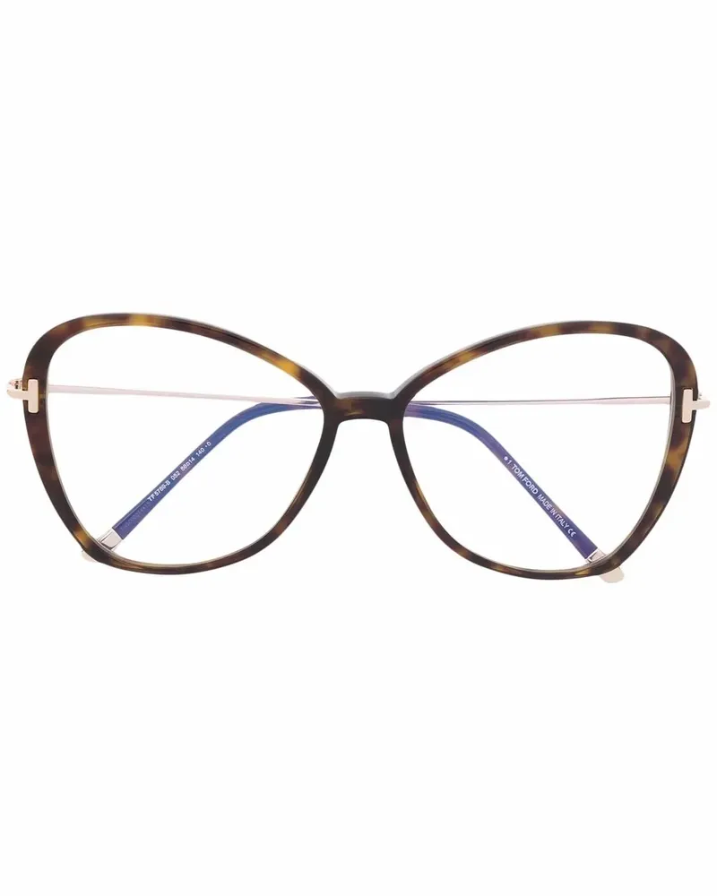 Tom Ford Oversized-Brille - Braun Braun
