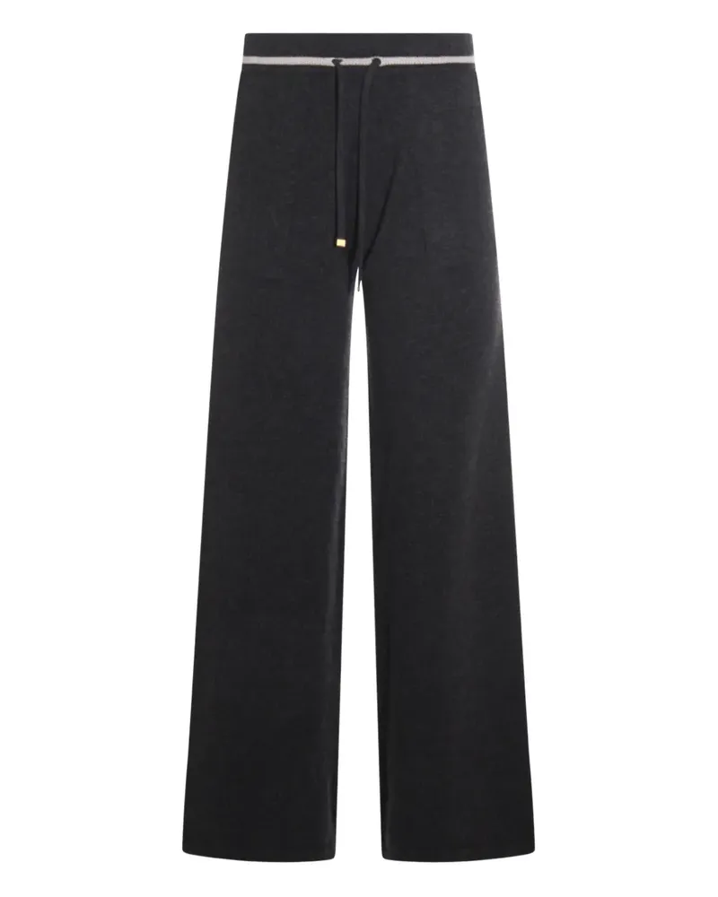 Eleventy Gerade Hose mit Kordelzug - Grau Grau