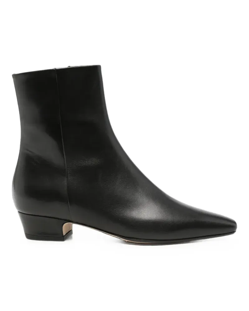 aeyde Stiefel mit spitzer Kappe - Schwarz Schwarz
