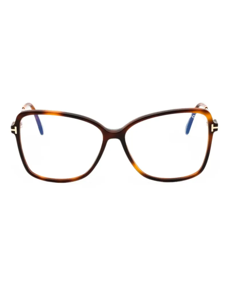 Tom Ford oversized square-frame glasses - Rosa Rosa
