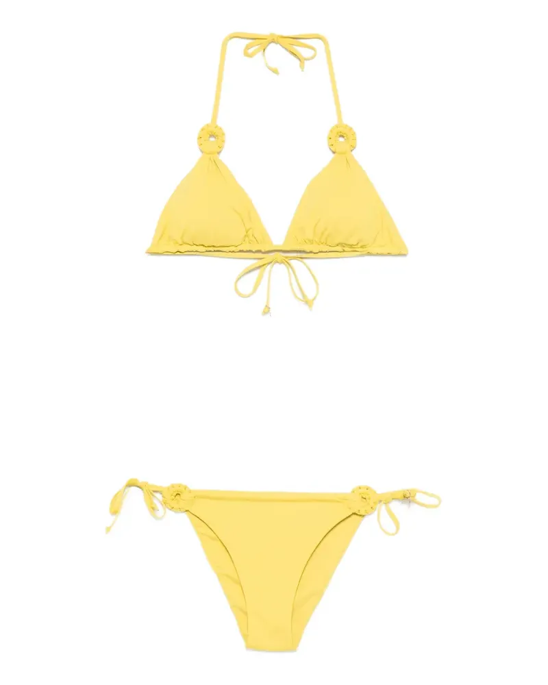 FISICO-Cristina Ferrari Gehäkelter Bikini - Gelb Gelb