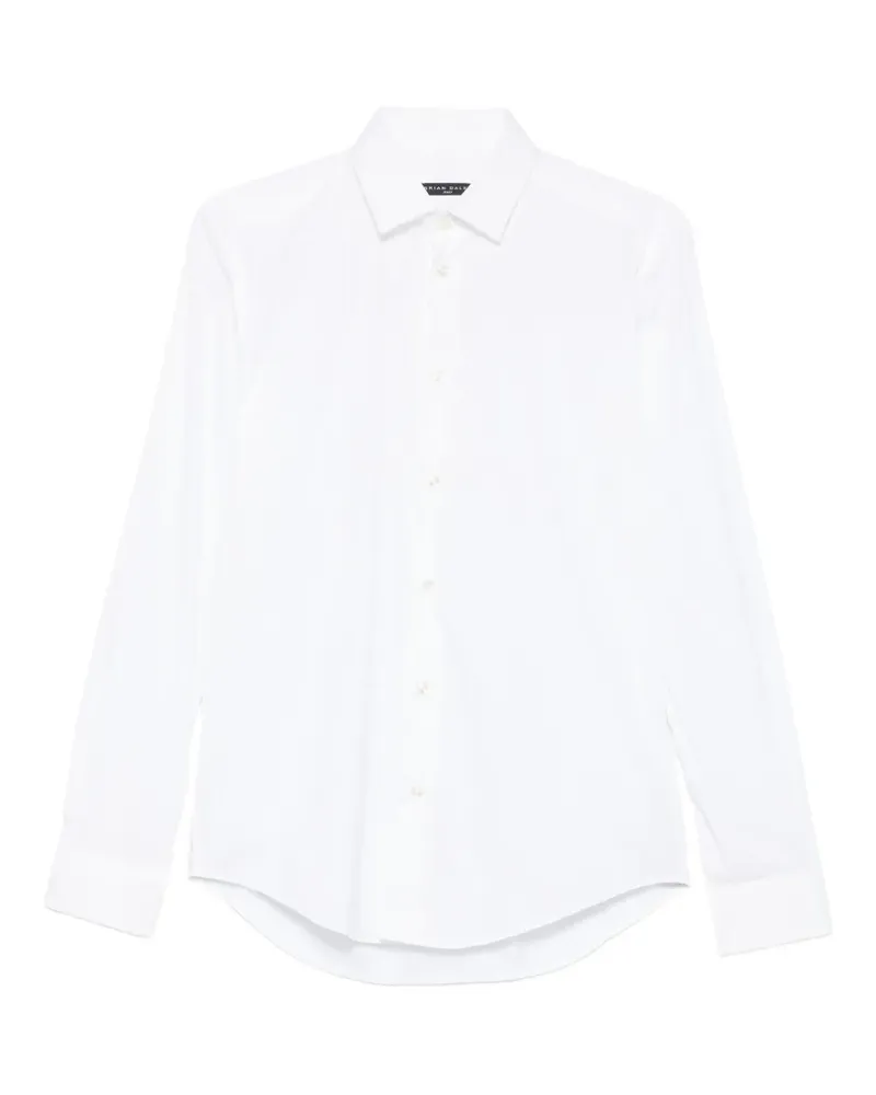 Brian Dales long-sleeve classic-collar shirt - Weiß Weiß