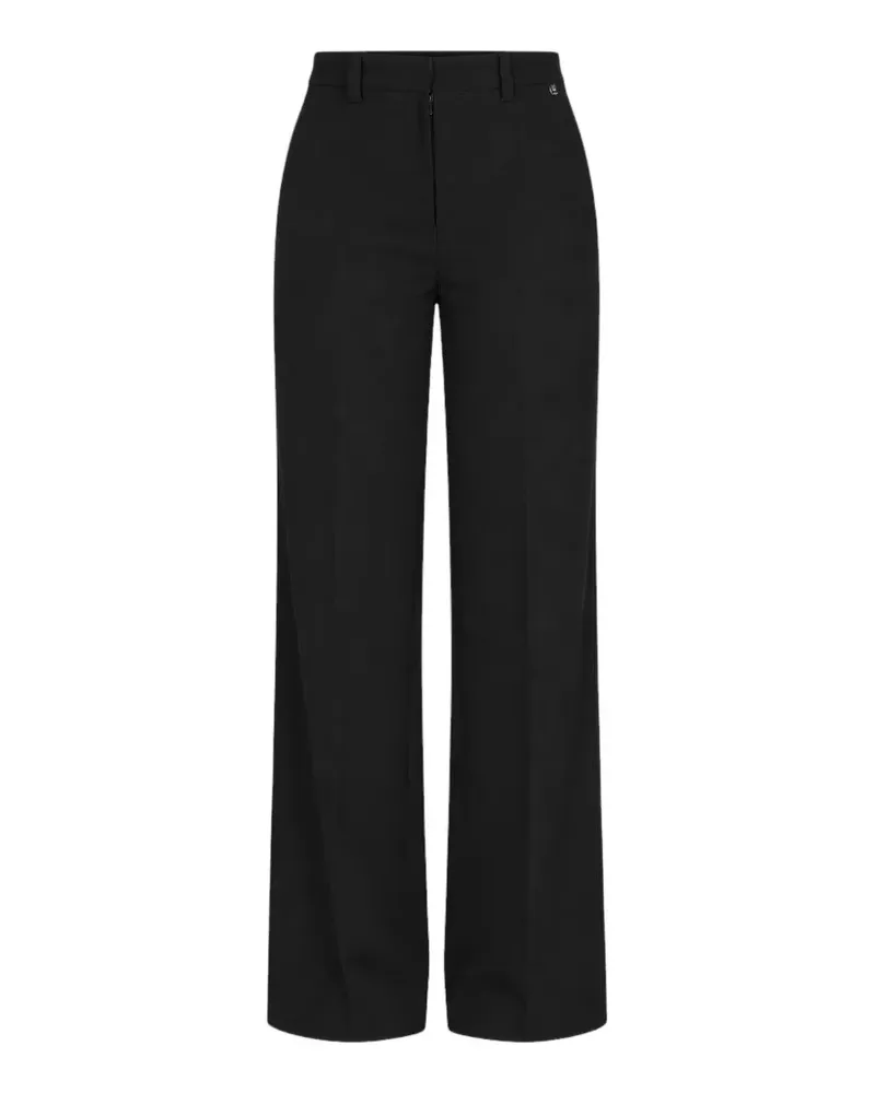 Liu Jo pressed-crease wide-leg tailored trousers - Schwarz Schwarz