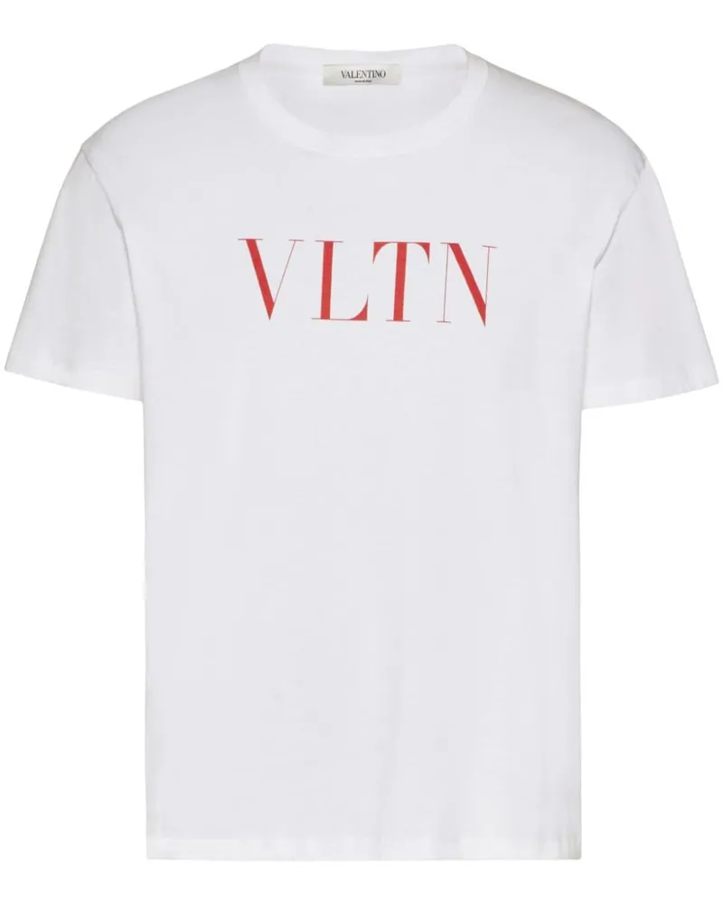 Valentino Garavani T-Shirt mit Logo-Print Weiß