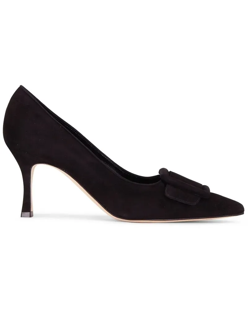 Manolo Blahnik May Pumps 70mm - Schwarz Schwarz