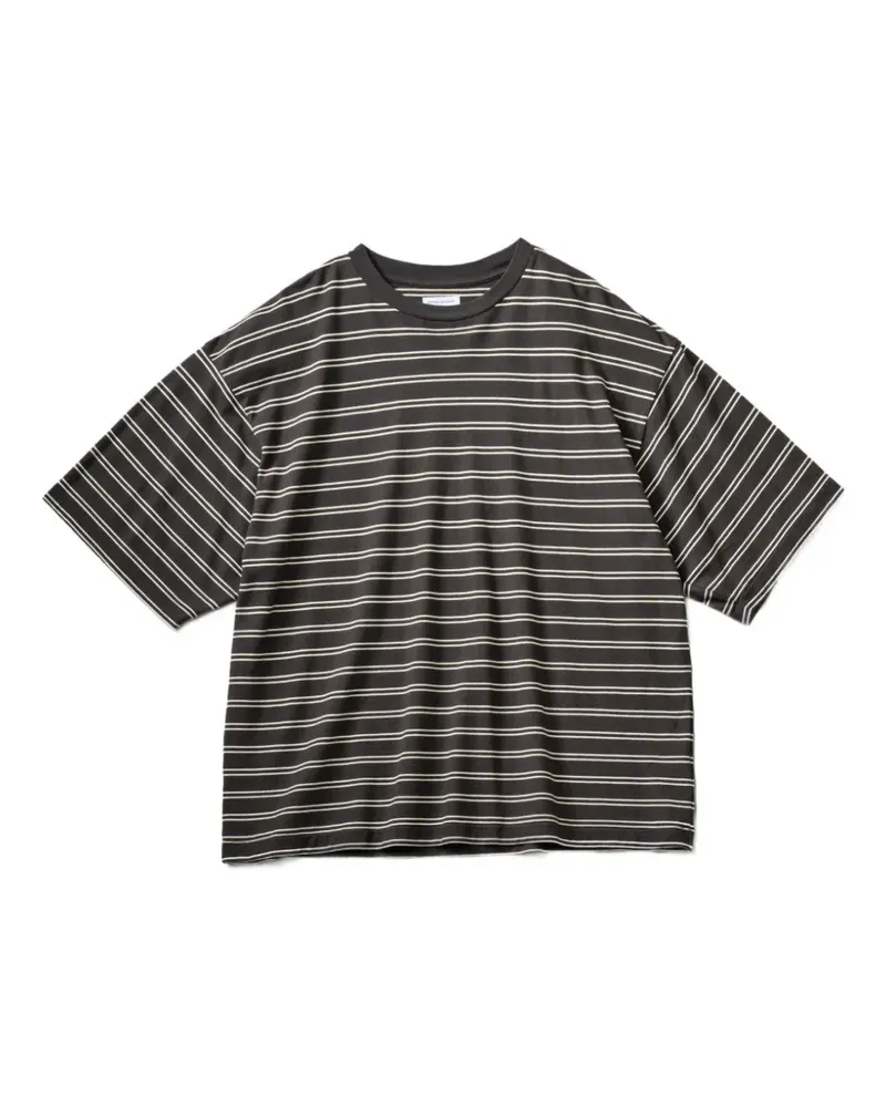 Kaptain Sunshine Gestreiftes T-Shirt - Braun Braun