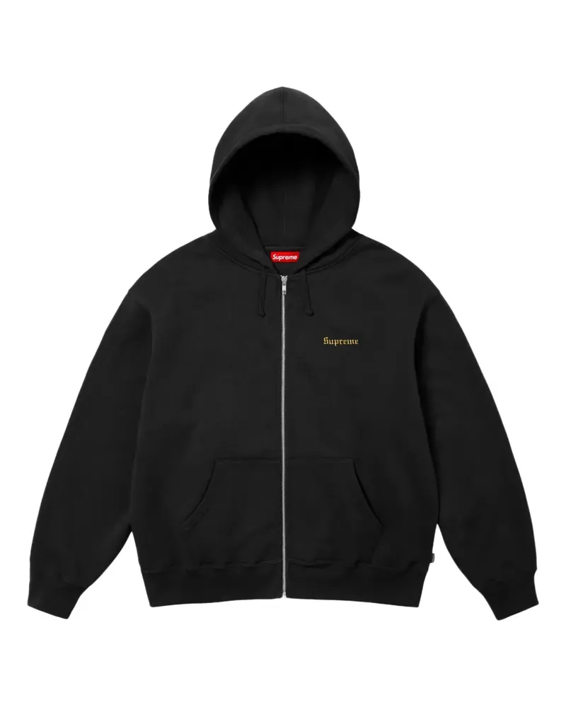 Supreme Being Crest "SS 25 - Black" Kapuzenjacke - Schwarz Schwarz