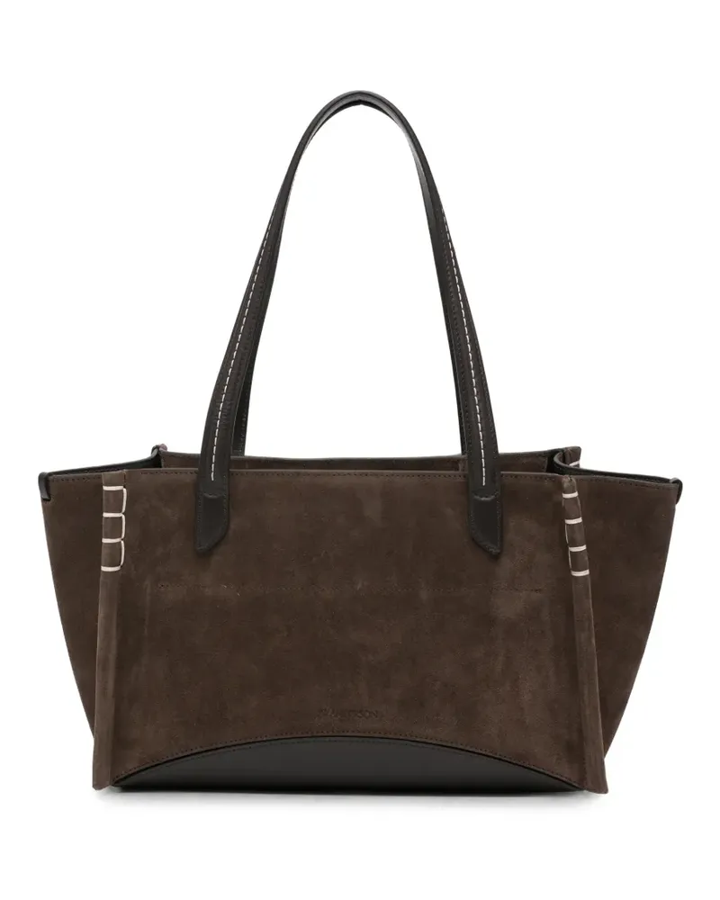 J.W.Anderson Tote Bag mit Stickerei - Braun Braun