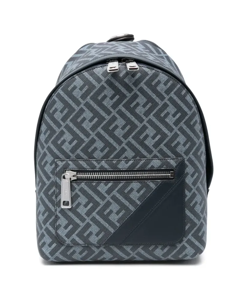 Fendi Kleiner Chiodo Rucksack - Blau Blau