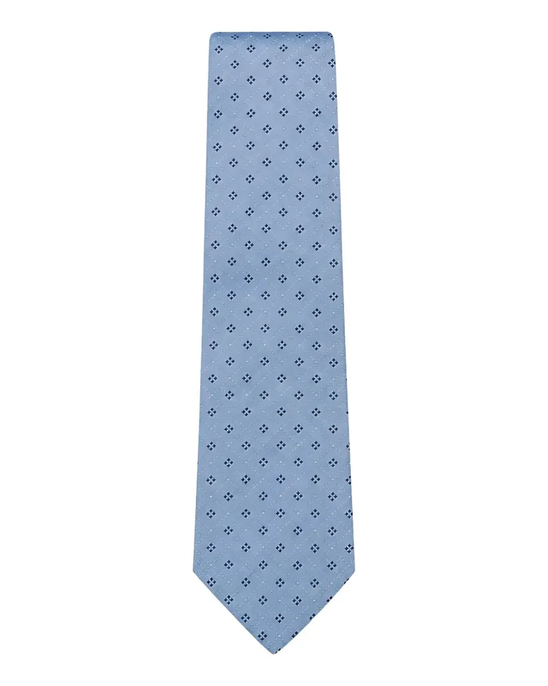 Tombolini Krawatte mit geometrischem Print - Blau Blau
