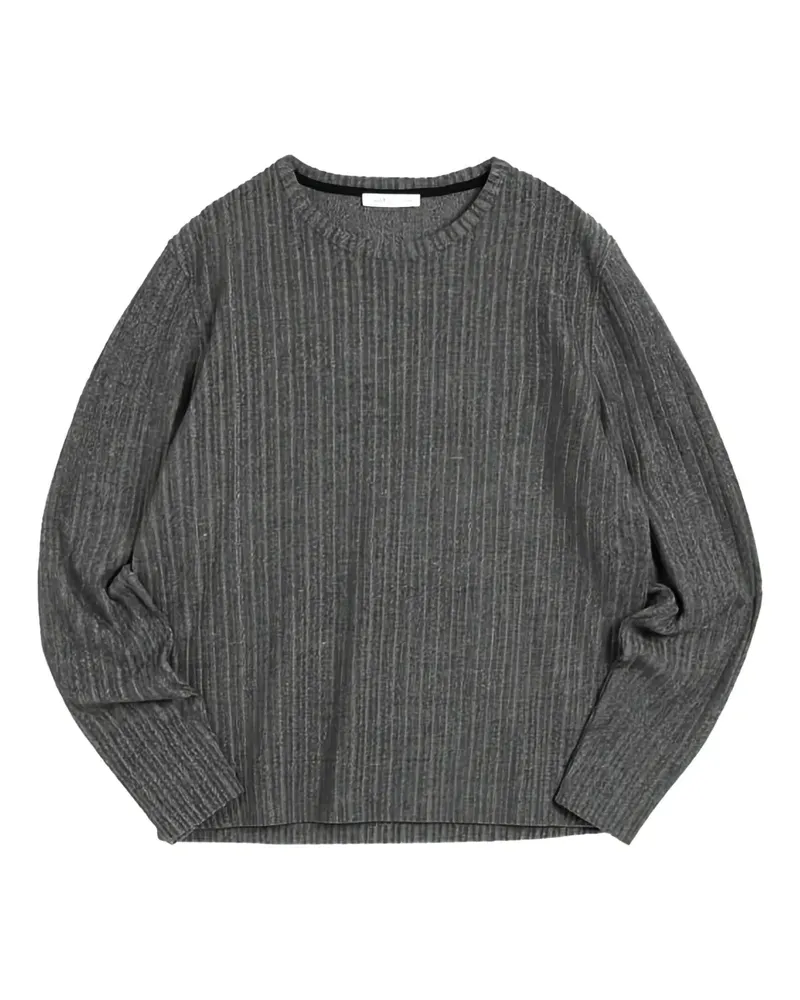 YMC X ribbed sweatshirt - Grau Grau