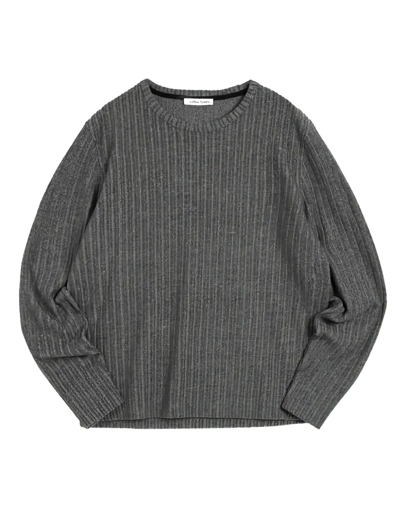 YMC X ribbed sweatshirt - Grau Grau