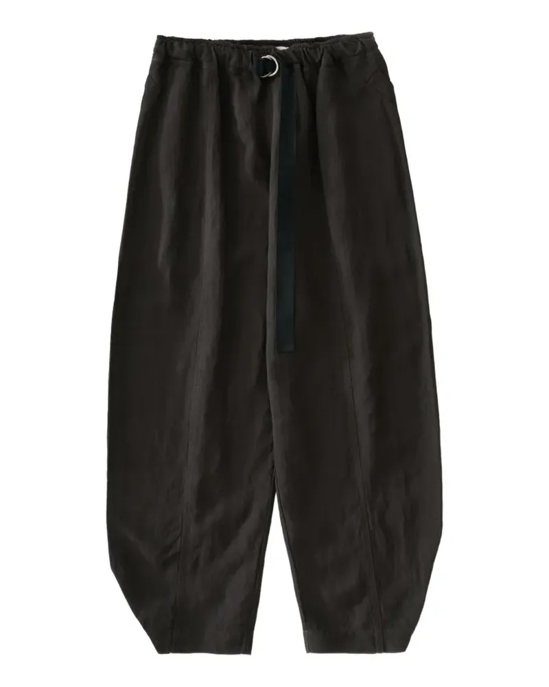 Studio Nicholson Calvo Tapered-Hose - Schwarz Schwarz