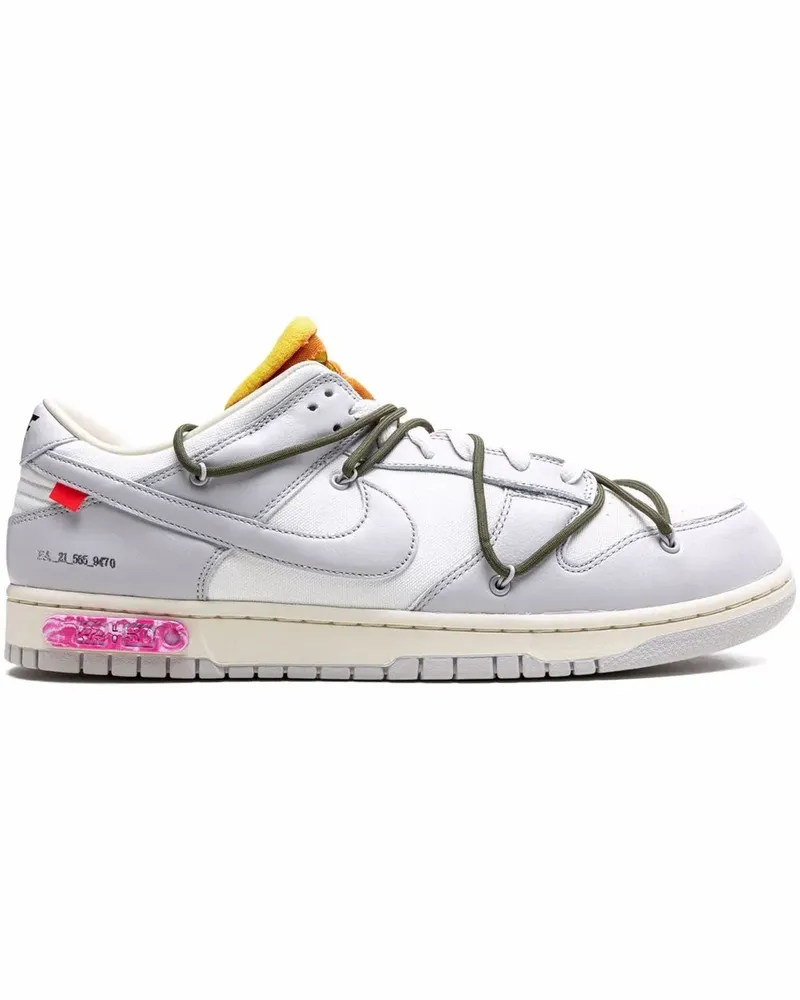 Nike x Off-White Dunk Low Lot 22 Sneakers - Grau Grau