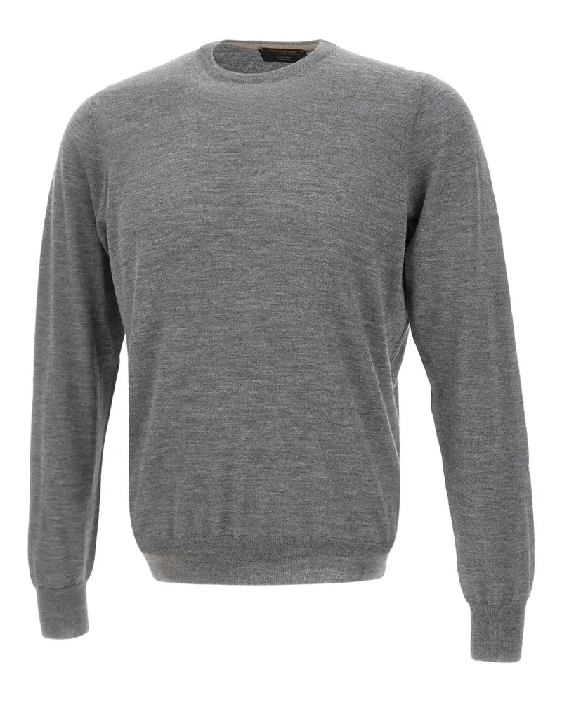 Gran Sasso Melierter Pullover - Grau Grau