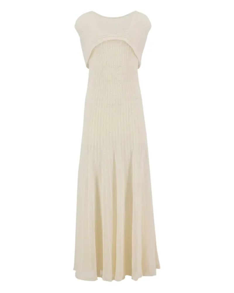 KHAITE Thora Maxikleid - Nude Nude