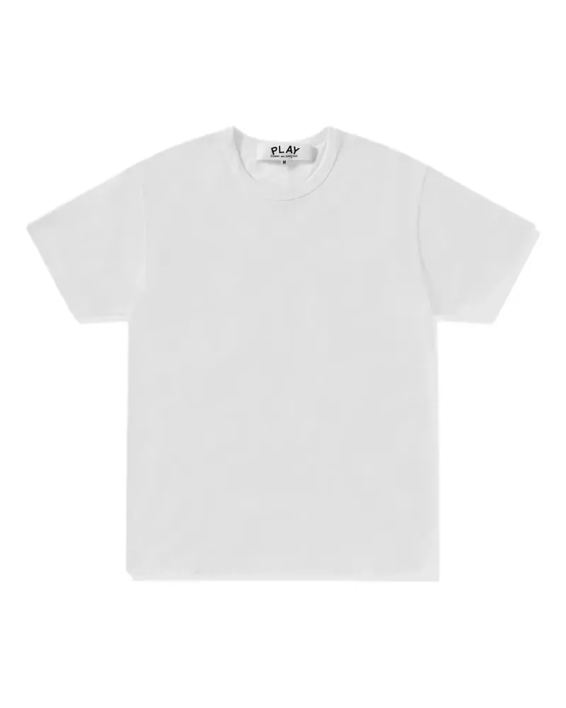 Comme des Garçons Play Reverse T-Shirt mit rotem Herz - Weiß Weiß