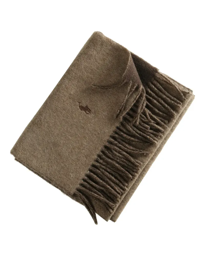 Ralph Lauren Schal mit Logo-Stickerei - Braun Braun