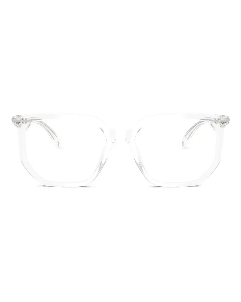 Michael Kors Brille mit eckigem Gestell - Weiß Weiß