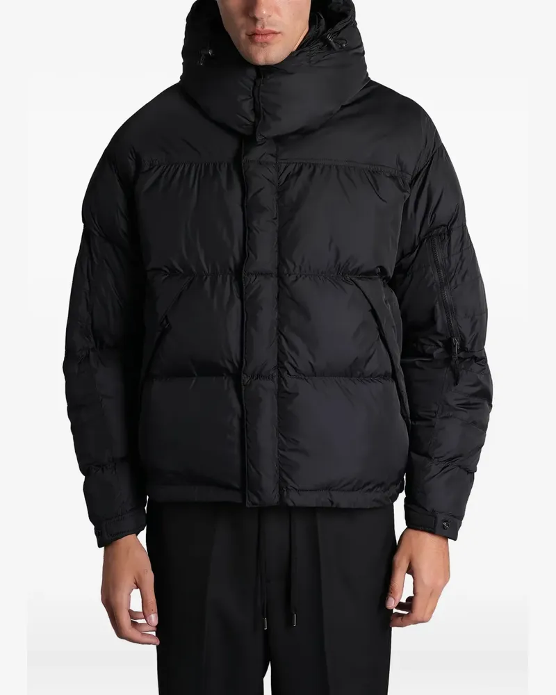 ASPESI hooded puffer jacket - Schwarz Schwarz