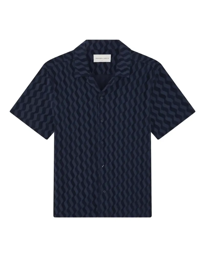 Frescobol Carioca Roberto cotton shirt - Blau Blau