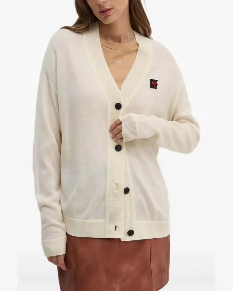 DKNY Cardigan mit Knöpfen - Nude Nude