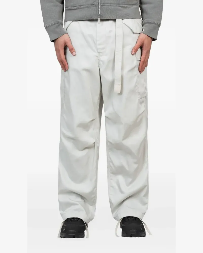Sacai Hose mit aufgesetzter Tasche - Weiß Weiß
