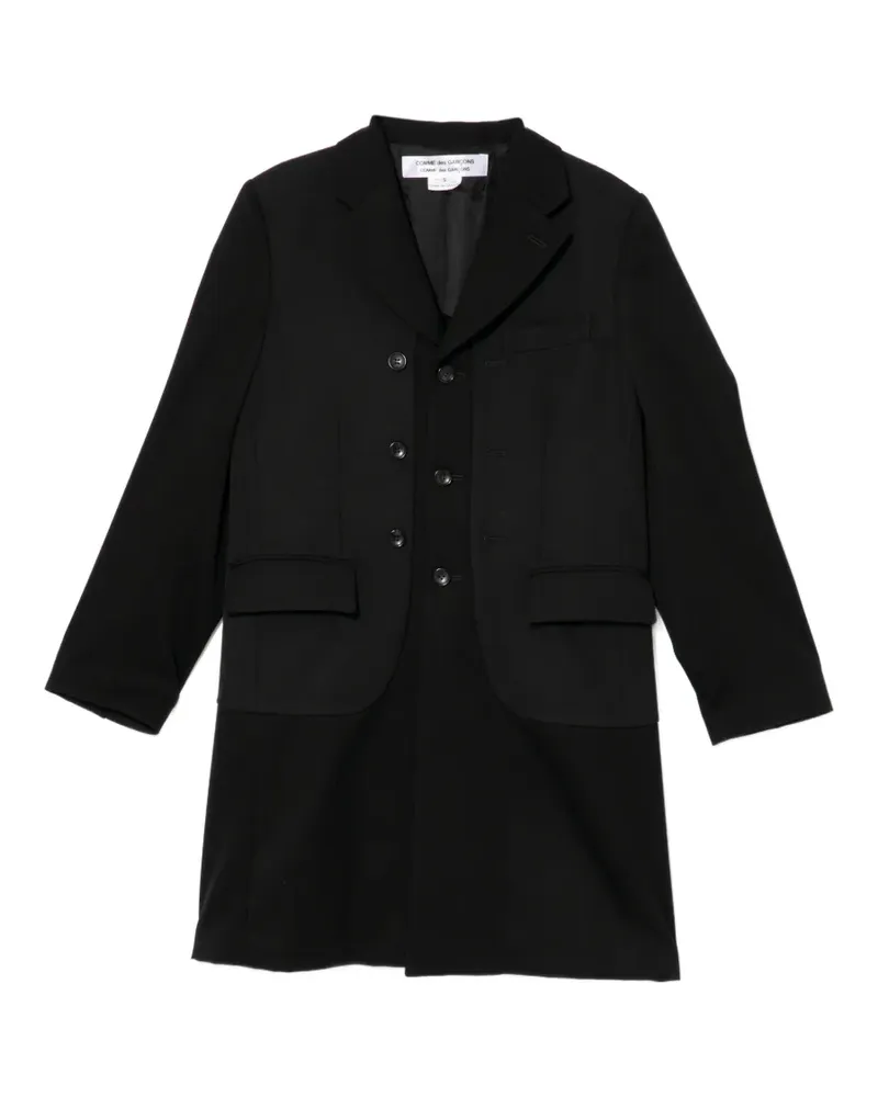 Comme des Garçons Einreihiger Mantel - Weiß Weiß