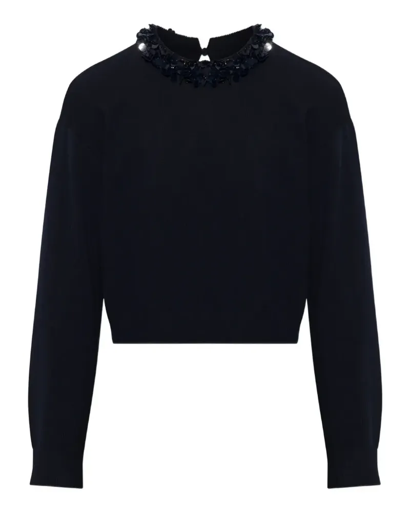 Ulla Johnson sequin-embellished Amelia sweater - Blau Blau